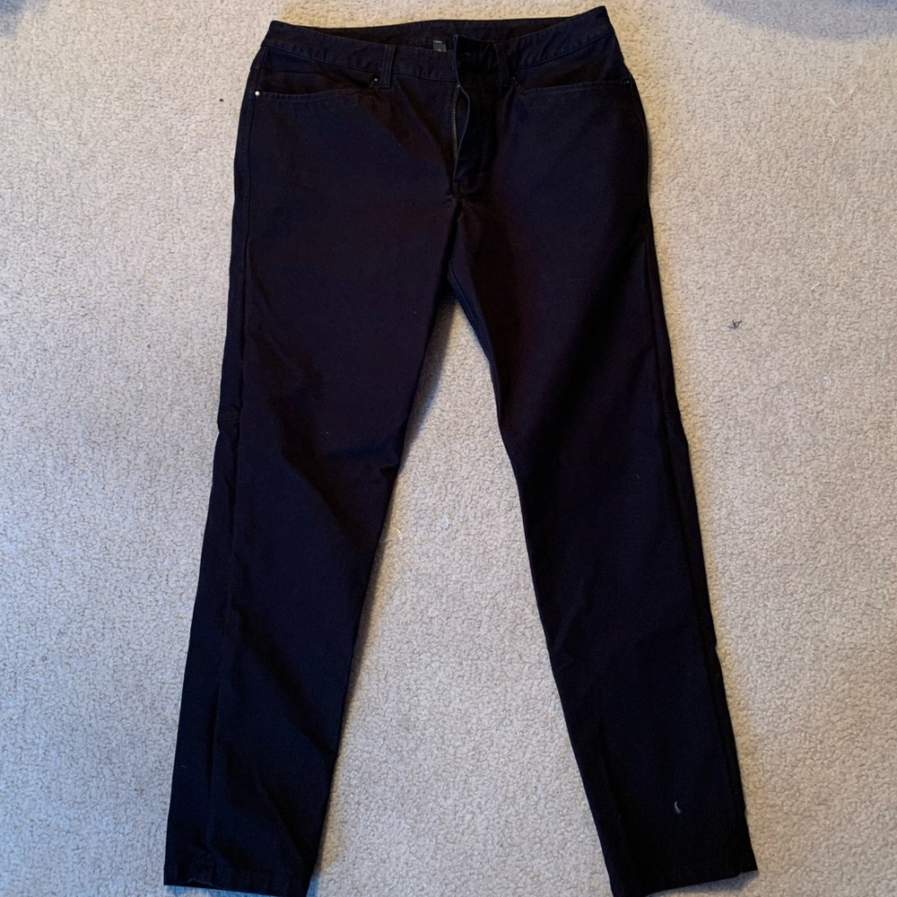Lululemon Men’s utilitech 34 waist 32” length black